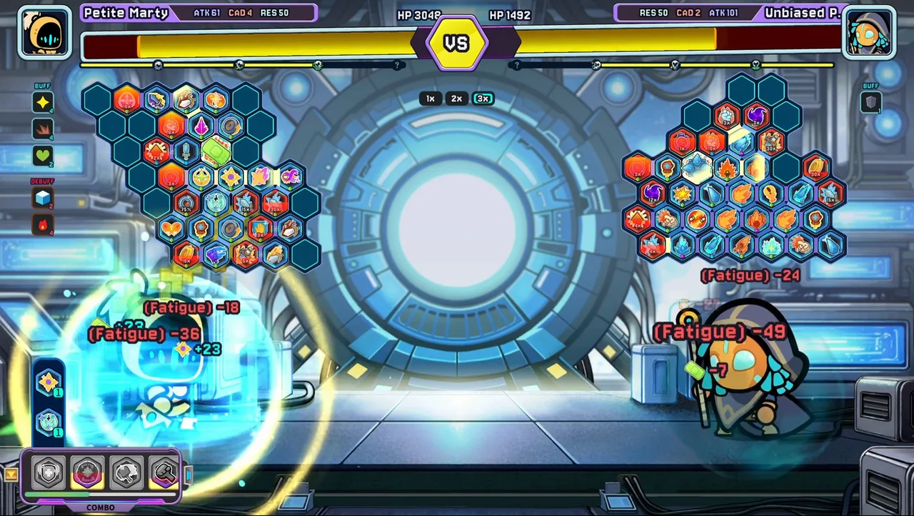 Arena play, captured from the current Steam release trailer.