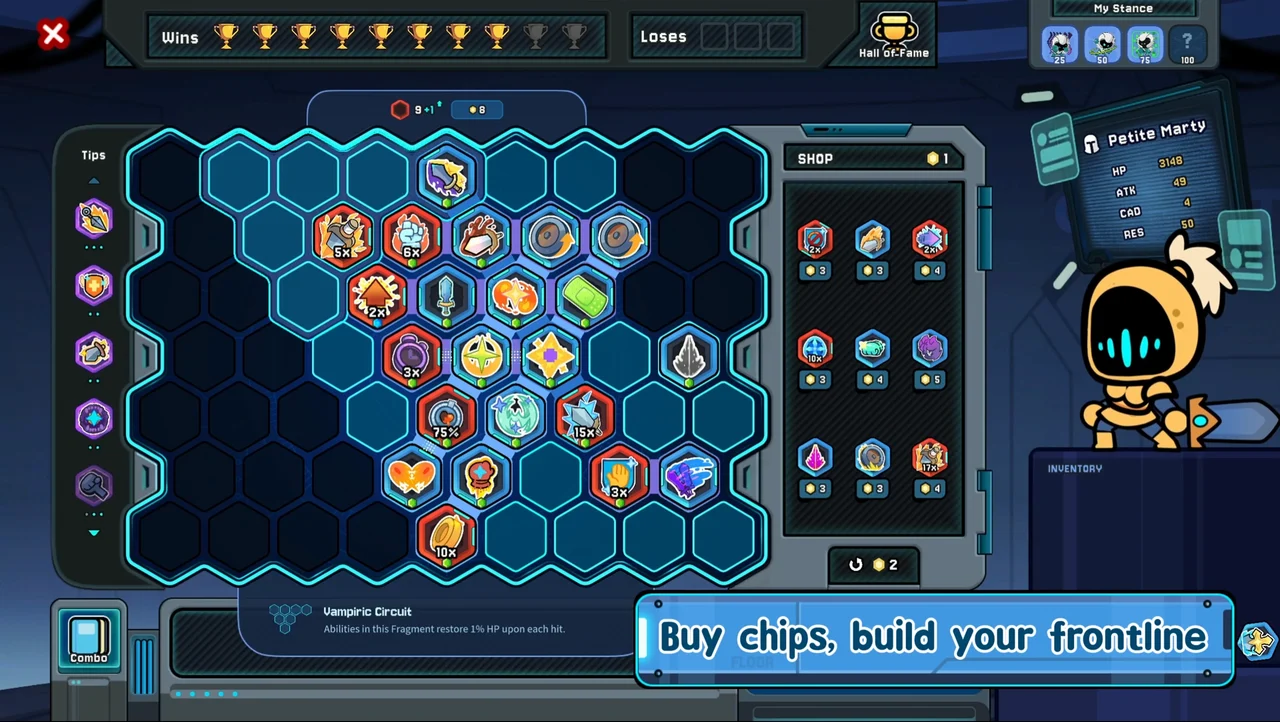 Circuit Stance chip-board preparation captured from the current official Steam release trailer