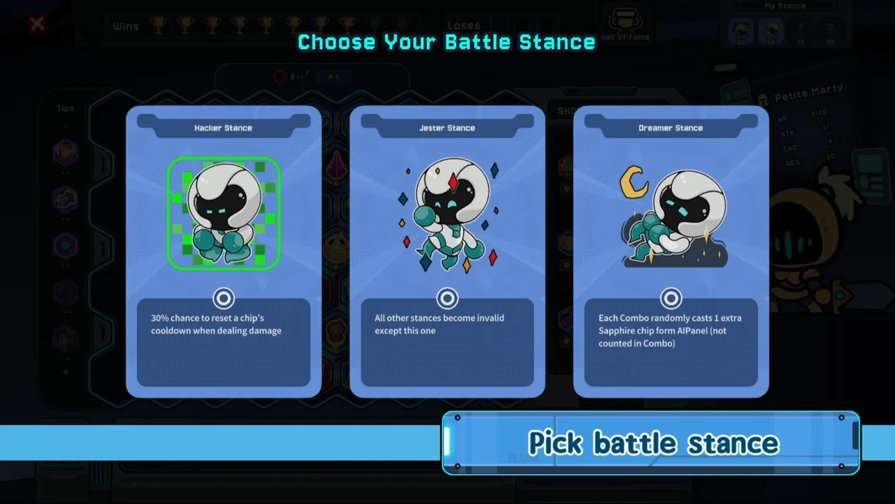 Circuit Stance release trailer: Hacker, Jester and Dreamer battle-stance choices with their effects